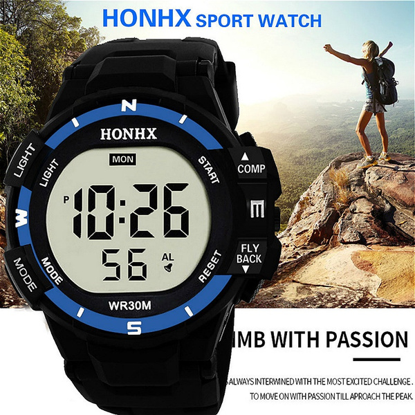 HONHX Luxury Mens Digital LED Watch Date Sport Men Outdoor Electronic Watch  | eBay